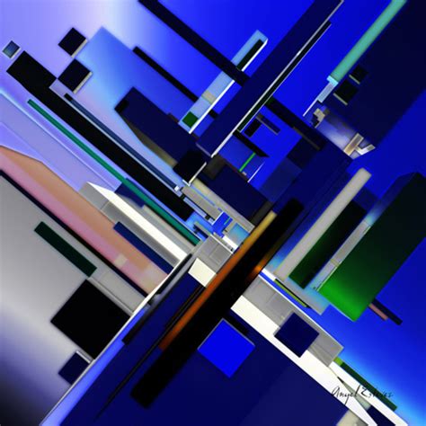 Composition In Diagonal Lines Computer Art By Angel Estevez ...