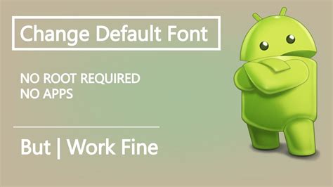 How To Change Fonts In Any Android Device Without Root YouTube