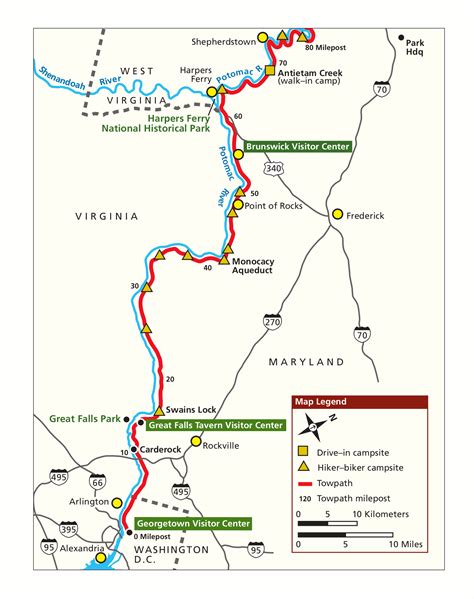 C&O Canal Maps | NPMaps.com - just free maps, period.