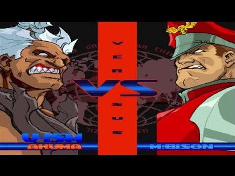 Longplay Zerando Street Fighter Alpha 3 Max Arcade Akuma Vs M Bison