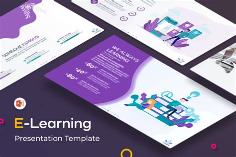 E Learning Ppt Presentation Template Presentation Templates