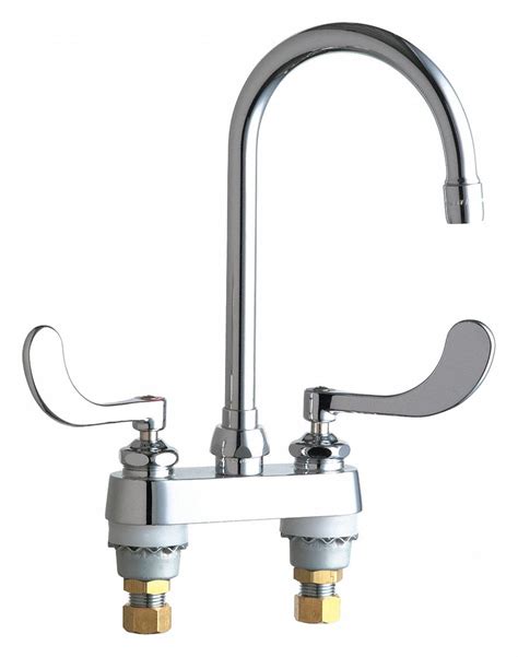 CHICAGO FAUCETS Gpm Flow Rate Hot And Cold Water Sink Faucet GE GN AE ABCP