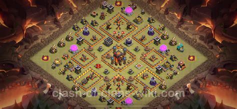 Best Anti 2 Stars War Base Th10 With Link Anti Everything 2024 Town