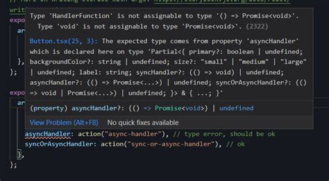 Bug Addon Actions Action Handler Not Assignable To Async Callback