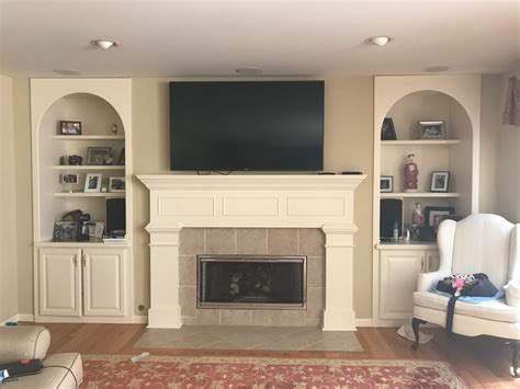 How High To Hang Tv Over Fireplace Mantel Fireplace Ideas