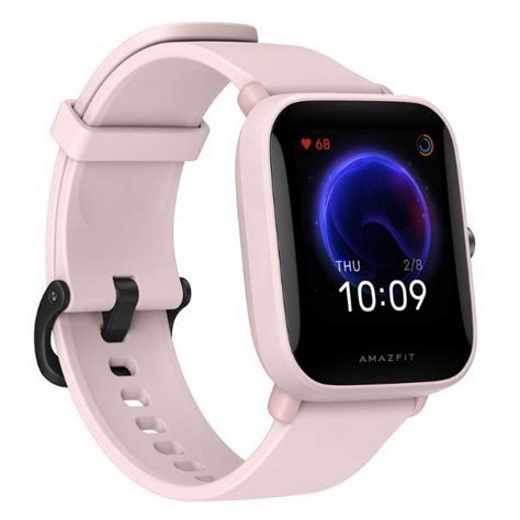 Smartwatch Amazfit Basic Bip U Pro 1 43 Rosa A Pronta Entrega