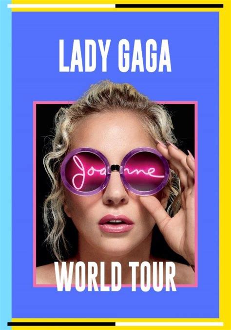 Lady Gaga Joanne World Tour Poster By Panchecco On 45 Off