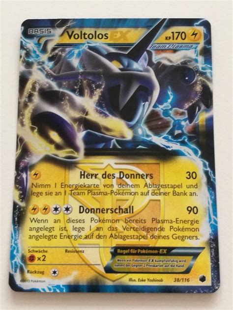 Thundurus EX 38 116 Ultra Rare Kaufen Auf Ricardo