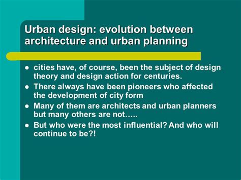 New Territory For Building The Urban Mind Ppt Video Online Download