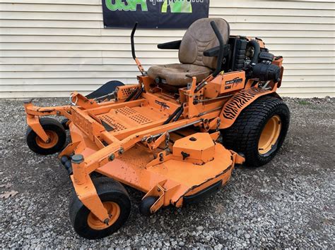 61 Scag Sabre Tooth Tiger Commercial Zero Turn W 31hp Turbo Diesel Lawn Mowers For Sale