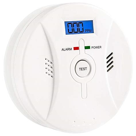 Carbon Monoxide Detector, Battery Operated CO Detector with Digital ...