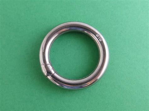 Stainless Steel 316 Round Ring Welded 14 X 1 6mm X 25mm Marine