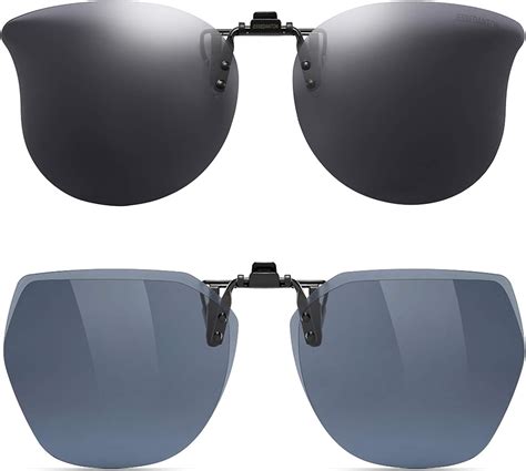 Amazon Caxman Polarized Clip On Sunglasses Over Prescription