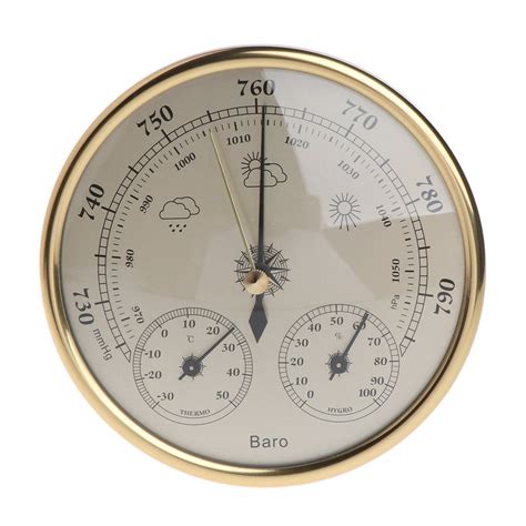 Wall Mounted Household Barometer Thermometer Hygrometer Weather Station Hanging - Walmart.com ...