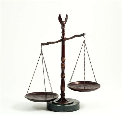 Bronzed Legal Lawyer Scales Of Justice With Eagle Finial