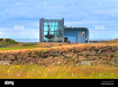 Iceland, Viking Museum, Reykjanesbaer (Vikingaheimar museum) Hrafna ...