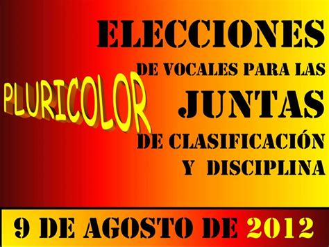 Ppt Elecciones De Vocales Para Las Juntas De Clasificaci N Powerpoint