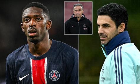 Arsenal handed major boost ahead of PSG clash as Ousmane Dembele is ...