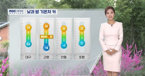 대구·경북 여전히 건조주의보‥ 일교차 커