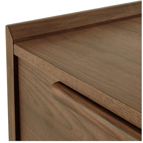 Tate Walnut Lateral File Cabinet Reviews Crate And Barrel