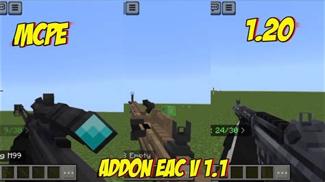 Showcase Addon Eac V Mcpe Minecraft Indonesia Youtube