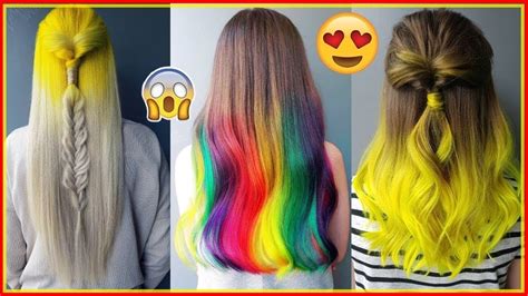 Cool Hair Color Transformations Amazing Hair Color Transformations