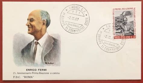 ITALIA FDC 1967 25º anniversario della prima reazione nucleare a