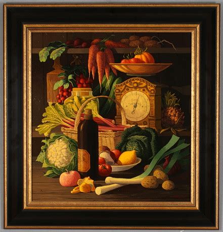 Sven Ahlgren Still Life Oil On Board Signed Art Paintings Auctionet