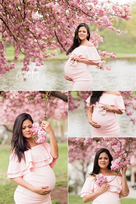 Cherry Blossom Maternity Photography Millburn Nj