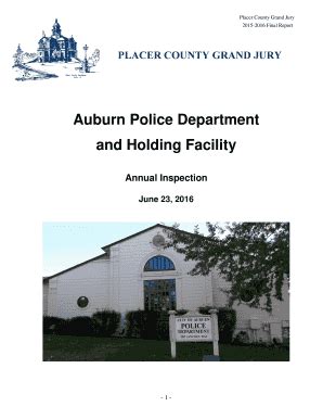 Fillable Online Placer Courts Ca Auburn Police Department And Placer