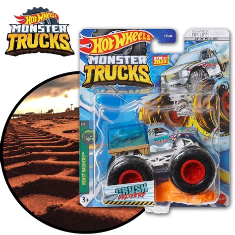 Carrinho Hot Wheels Monster Truck Original Mattel Fyj Crush D De Coração Shop