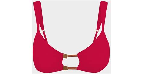 ViX Firenze Aika Erin Bikini Top In Red Lyst