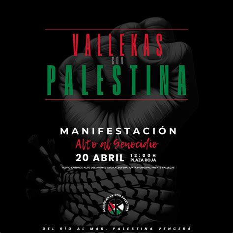 La Asamblea De Vallekas Con Palestina Convoca Una Manifestaci N Para