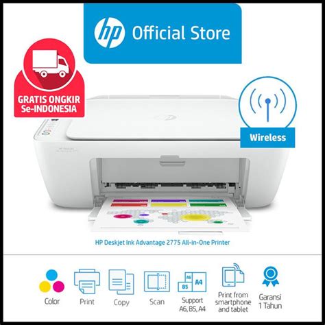 Jual Hp Deskjet Ink Advantage 2775 And 2776 All In One Printer Shopee Indonesia