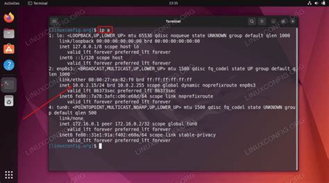 How To Check My Ip Address On Ubuntu Jammy Jellyfish Linux