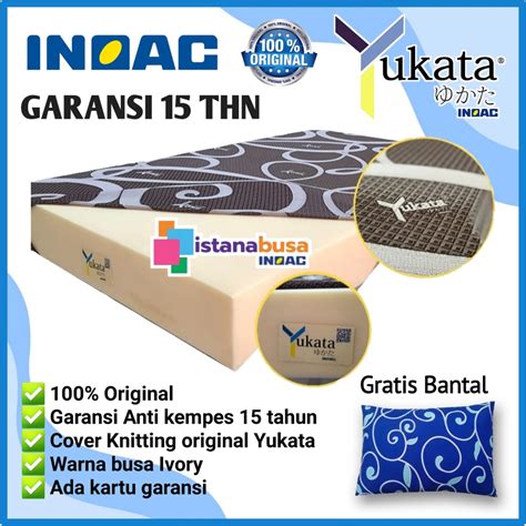 Jual Kasur Busa Inoac Yukata D24 Original Tebal 30 Cm Garansi 15 Tahun