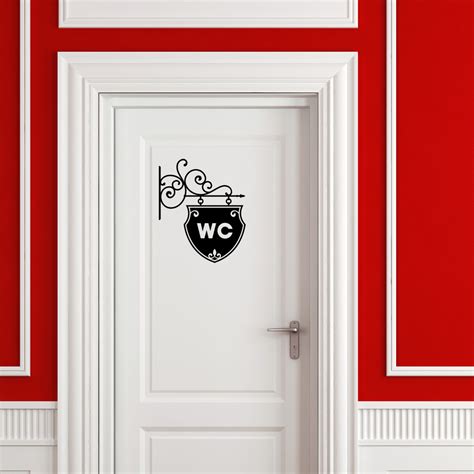 Stickers Muraux Pour Wc Sticker Mural Plaque Pour Wc Ambiance