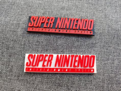 Super Nintendo Shelf Logo SNES - Etsy