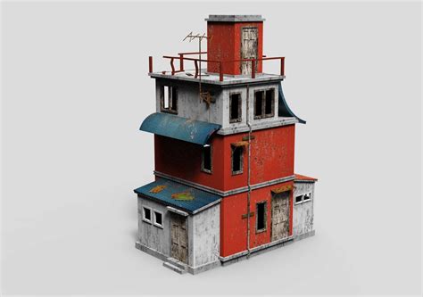 Pubg House 3d Model 3d Printable Cgtrader