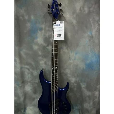 Used Dingwall Leland Sklar Chrome Blue Electric Bass Guitar Guitar Center