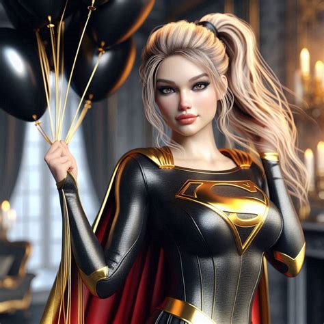 Princess Supergirl Black Balloons 9 By Xavierdoranai On Deviantart