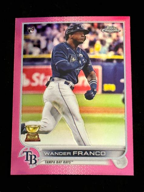 Lot Topps Chrome Pink Refractor Wander Franco Rc