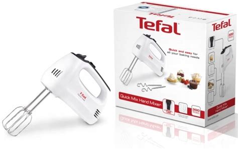 Mikser ręczny TEFAL HT3101 biały 5 prędkości turbo Sklep Opinie