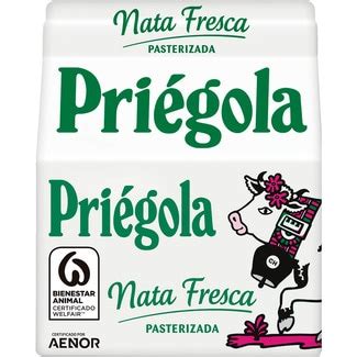 Nata líquida fresca pasteurizada para montar y cocinar brik 250 ml