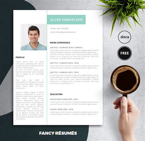 Crispy Green Professional Resume Template Fancy Resumes