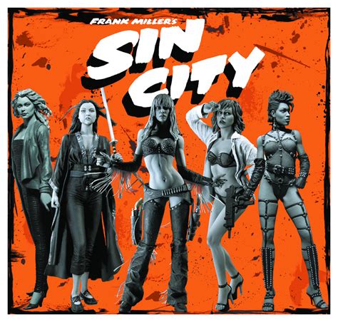 Dec053805 Sin City Girls Bandw Af 5 Pk Previews World