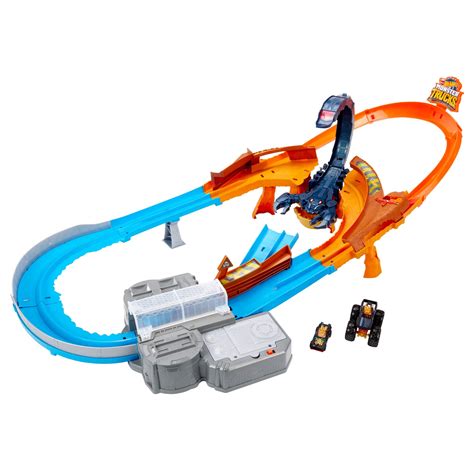 Amazon Hot Wheels Monster Trucks Scorpion Sting Raceway Feet