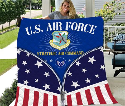 Customized Usaf Command H0327 Quilt In King Size Medalmerch