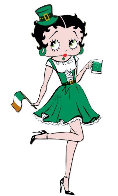 Betty Boop Mini Green Dress Beer And Irish Flag Happy St Patrick S