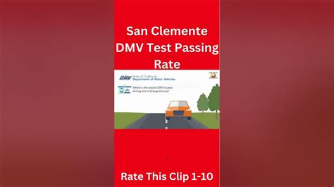 San Clemente Dmv Passing Rate Drivers License Test Youtube